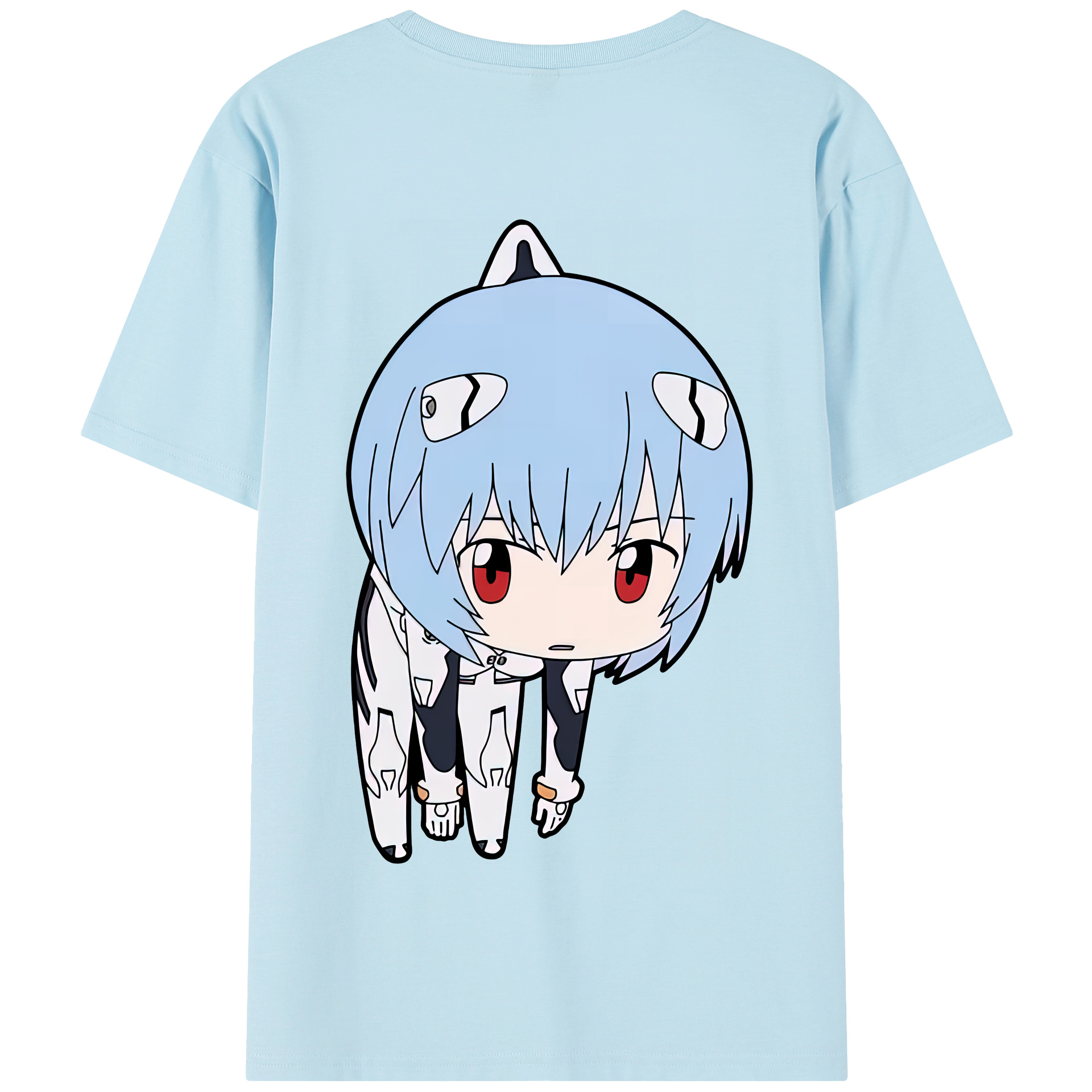（画像用） EVA 新世紀エヴァンゲリオン 綿100％半袖Tシャツ（背面プリント）